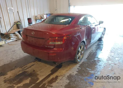2010 Lexus Is 250C Base (A6) from USA, damaged, VIN JTHFF2C24A2510566